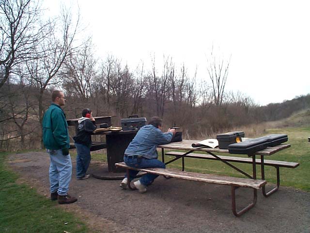 Mike, Anthony and Curtis at the Range