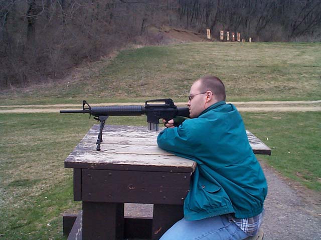 Mike Shooting his AR-15